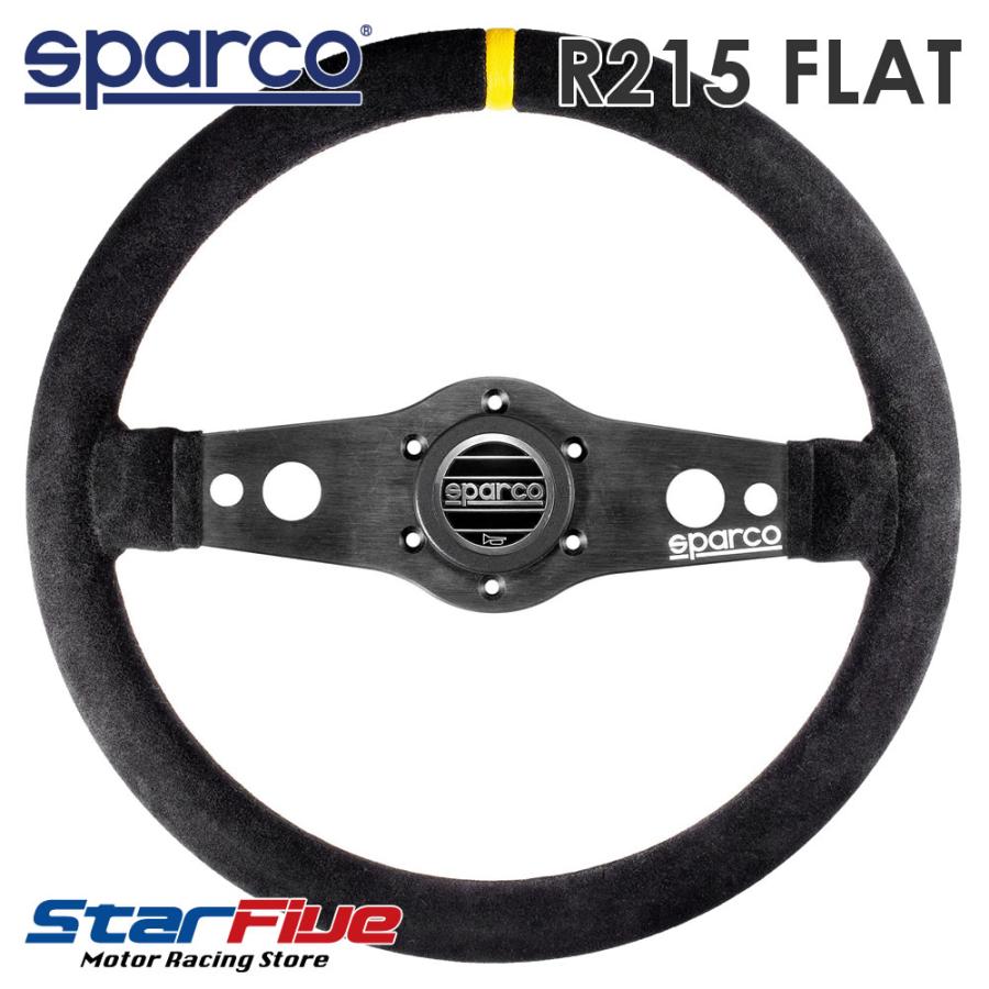 sparco スパルコ ステアリング R215 FLAT スエード バックスキン SUEDE