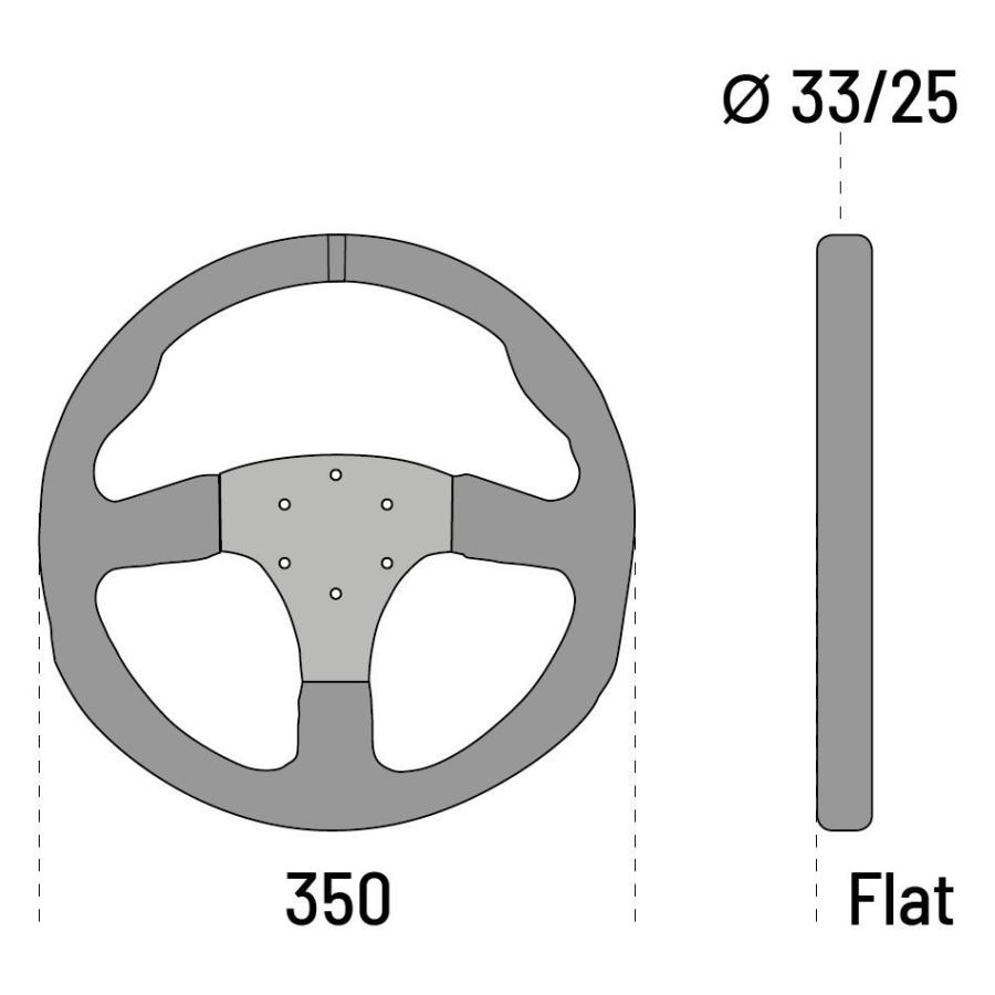 sparco スパルコ ステアリング R350 レザー LEATHER 350mm FLAT Sparco
