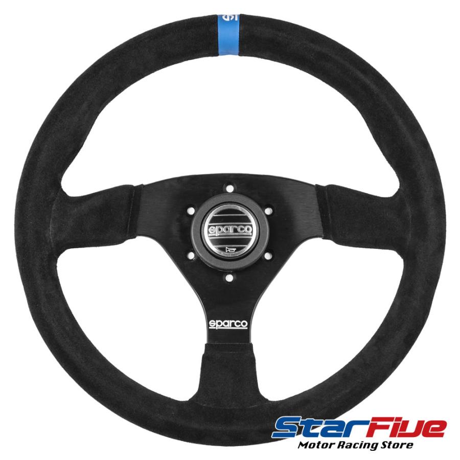 スパルコ　　ステアリング sparco スパルコ ステアリング R383 LOGO ロゴ スエード バック