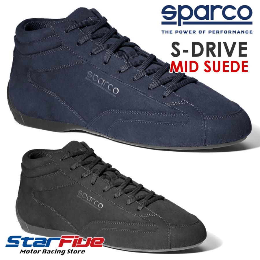 スパルコ　　　 sparco スパルコ ドライビングシューズ S-DRIVE MID SUEDE エス