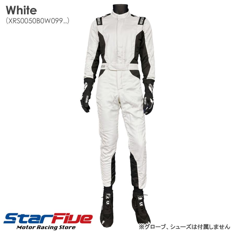 sparco スパルコ レーシングスーツ 4輪用 SPRINT ADVANCED WHITE