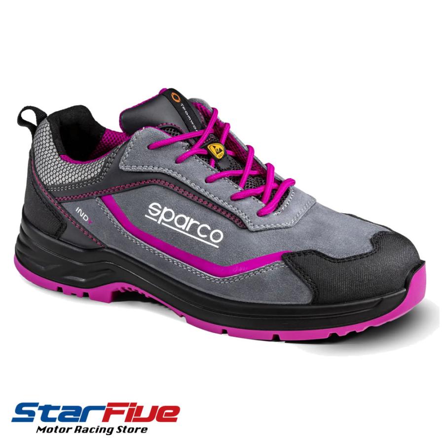 スパルコ 安全靴 INDY SUEDE S3 インディ スエード ESD S3S セーフティーシューズ Sparco TEAM WORKの画像
