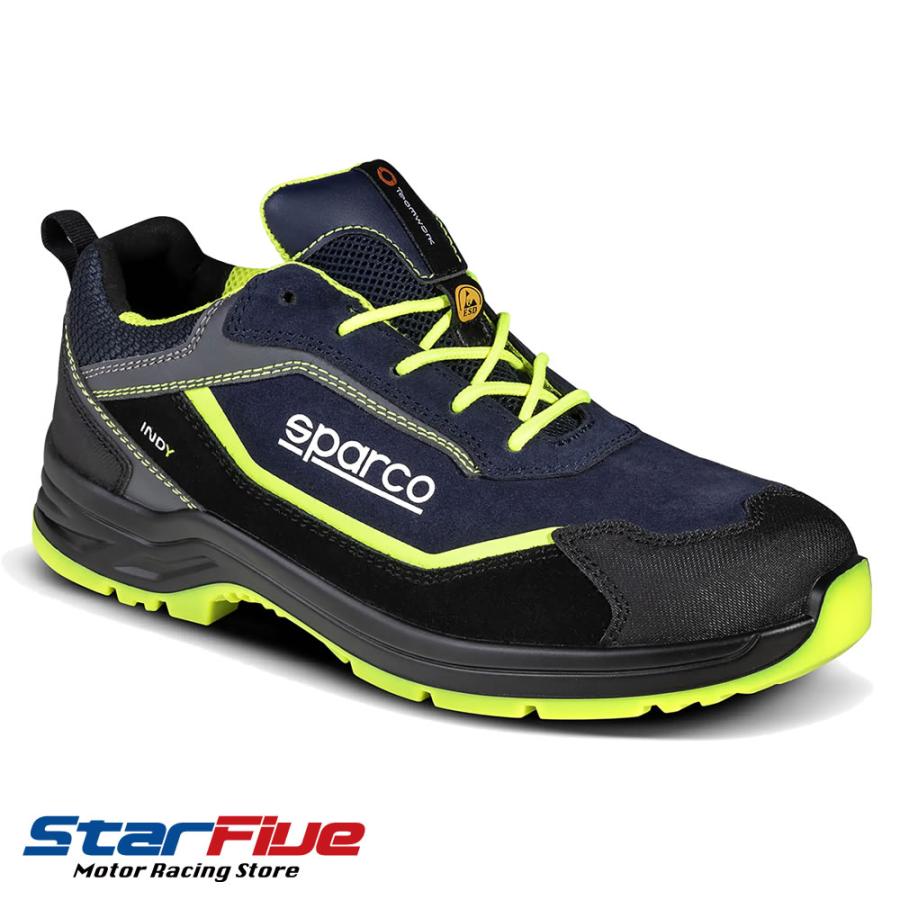 スパルコ 安全靴 INDY SUEDE S3 インディ スエード ESD S3S セーフティーシューズ Sparco TEAM WORKの画像