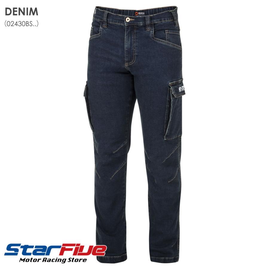 スパルコ ワークパンツ TECH DENIM JEANS テック デニム ジーンズ ストレッチ Sparco 2026年継続モデル_1