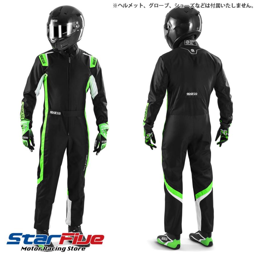 スパルコ レーシングスーツ カート用 THUNDER サンダー Sparco 2024年継続モデル｜star5｜09