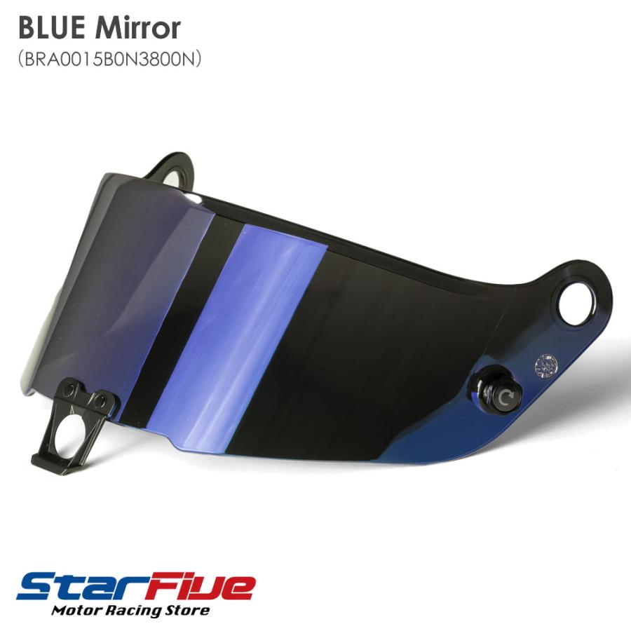 スパルコ ヘルメット ステルス用 ミラーシールド バイザー レッド ブルー SPECTRUM STEALTH FIA8859-2024公認 Sparco 2025年モデルの画像