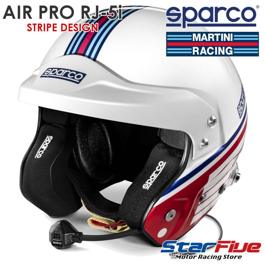 sparco スパルコ×マルティーニレーシング ジェットヘルメット 4 sparco スパルコ×マルティーニレーシング ジェットヘルメット 4