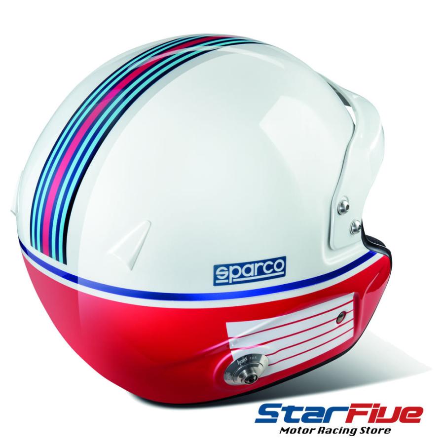 スパルコ×マルティーニレーシング ジェットヘルメット 4輪用 AIR PRO 