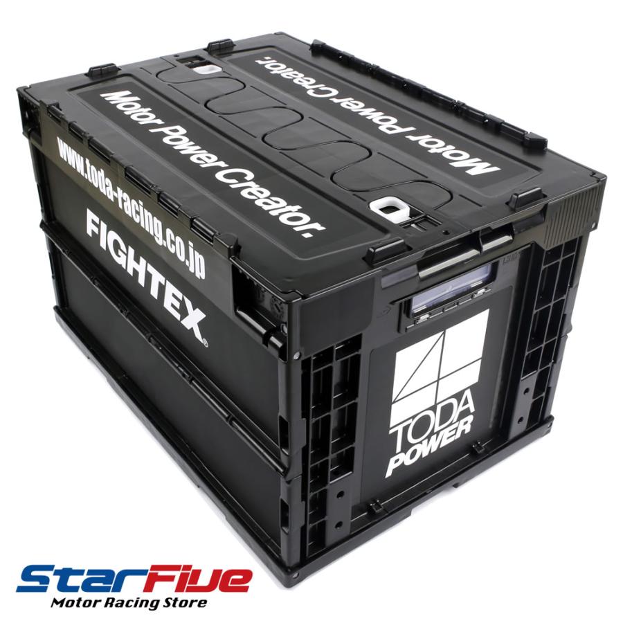 戸田レーシング 折りたたみ式 コンテナボックス 50L TODA RACING