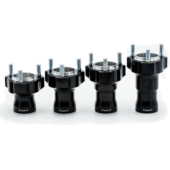 TripleK Type-S 80mmフロントハブ　レーシングカート Triple K フロントハブ Jr（ジュニア）φ17用 60/70/80mm