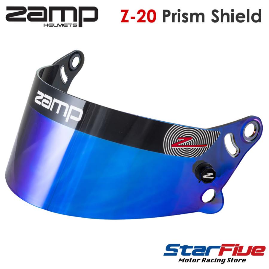 ZAMP HELMETS Z-20 Prism ミラーシールド ブループリズム HASZ20BP
