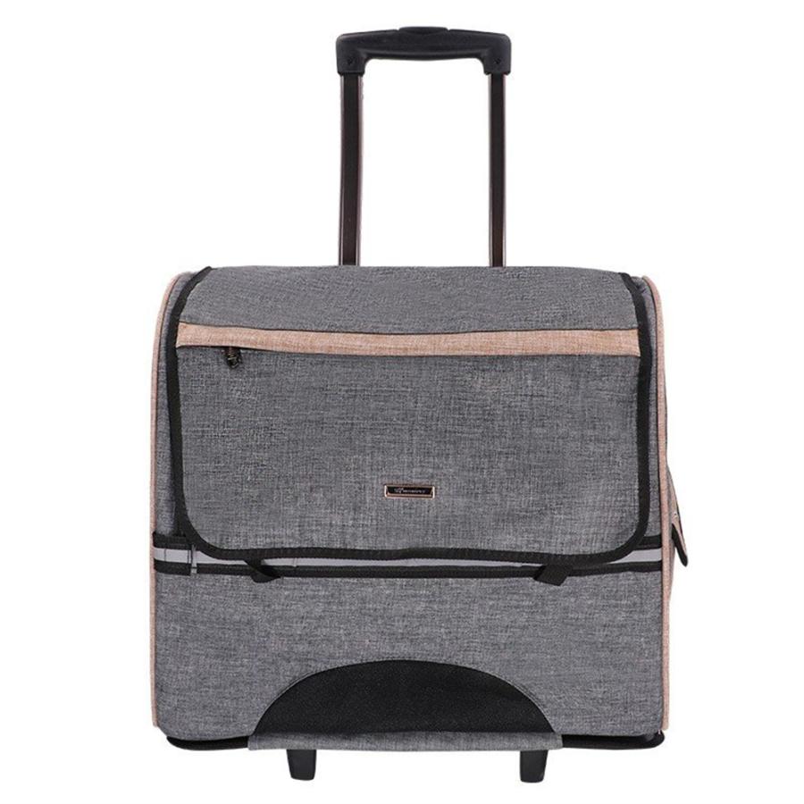 ペット用キャリーカー キャスター付き 猫キャリーカー リュック 手提げ