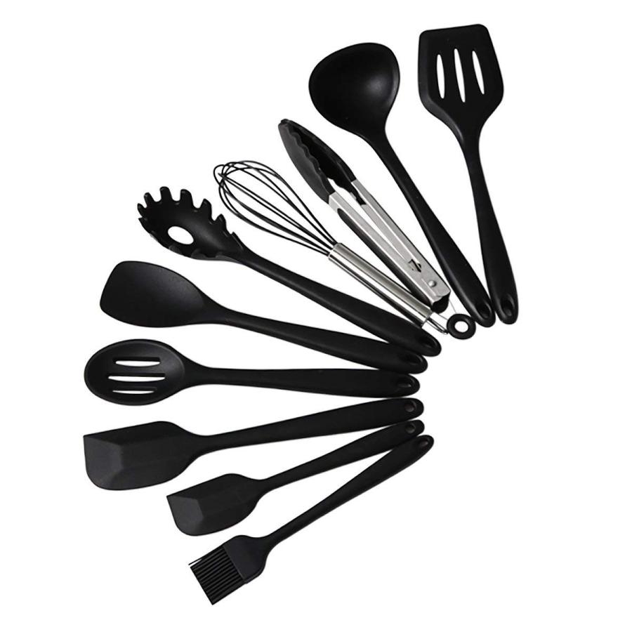新生活 キッチンツール クッキング用品 シリコン製  10点 セット 引越し 耐熱 調理ツール 収納簡単 安全　送料無料 |  | 08