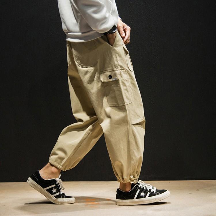 メンズ カーゴパンツ 定番 カジュアル ストリート ウエストゴム 紐 ベージュ イージーパンツ 太め ワークパンツ ミリタリー 101 Staraba 通販 Yahoo ショッピング