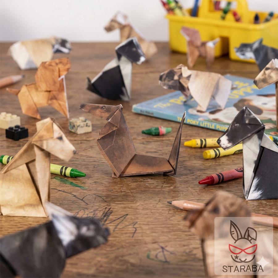 猫の折り紙 ねこの折り紙 リアル折り紙 かわいい おしゃれ 50匹の猫 3D リアル折り紙 ワンちゃんの折り紙 犬の折り紙 どうぶつの折り紙 メール便 ギフト |  | 07