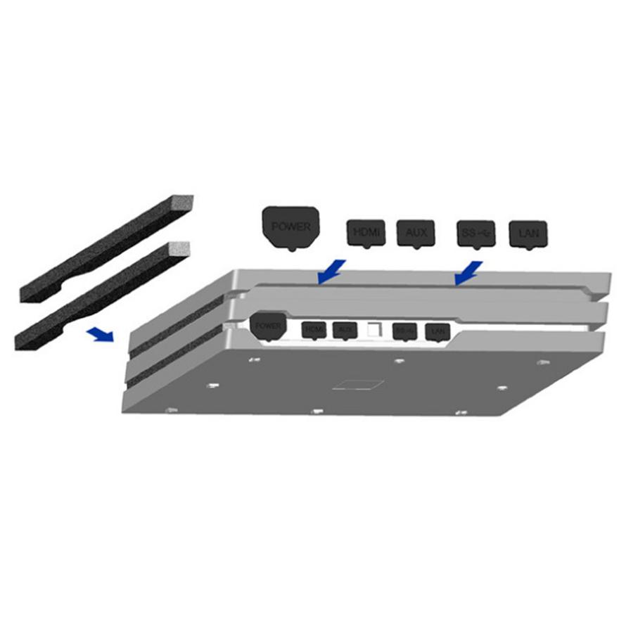 PS4用　防塵キット コンソール ストッパー 送料無料 |  | 02