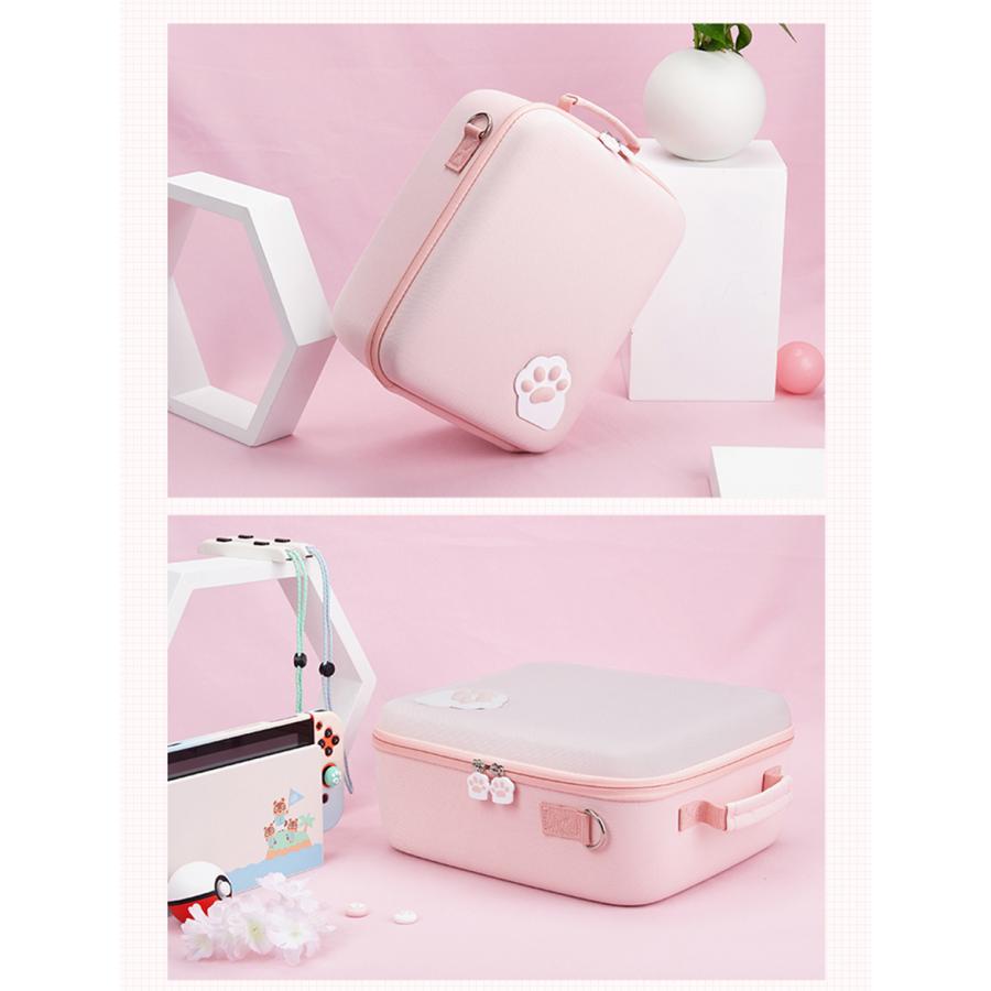 2way 可愛いスイッチ ケース バッグ フル装備 大容量 持ち運び Switch キャリング クリスマス 誕生日 送料無料 |  | 01