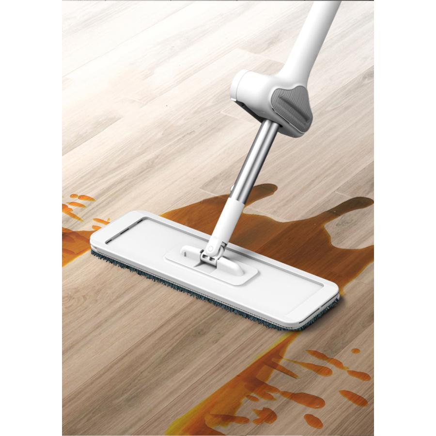 モップ フロアモップ 回転モップ 水拭きモップ モップ 360°回転 ぞうきんモップ 掃除用品 替えパッド3枚 丸洗い可能　送料無料 |  | 12