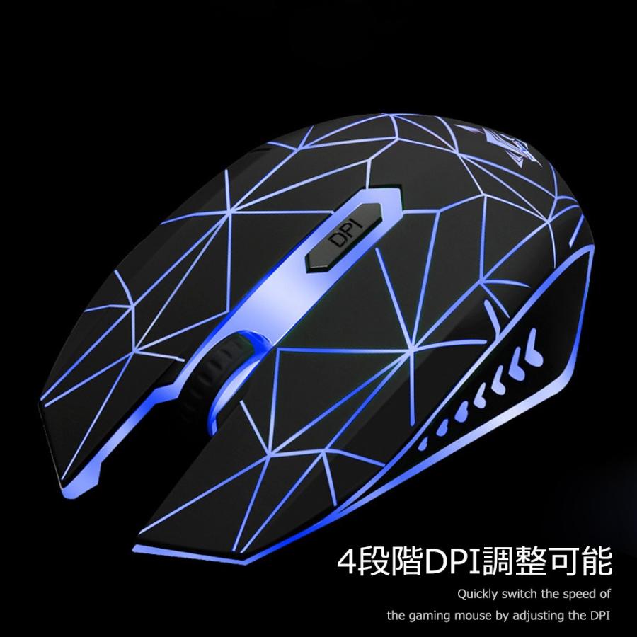 キーボード マウス 最新モデル バックライト3色 変更可 ゲーミングキーボードマウスセット 防水 有線 メンブレン　英字配列  19キー防衝突 キーボード  送料無料 |  | 04