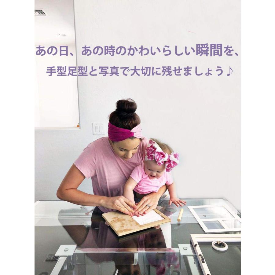 赤ちゃん  手形  足型  フォトフレーム  写真立て  ベビープリント  出産祝い  誕生日 新生児 男の子 女の子 プレゼント ギフト |  | 03