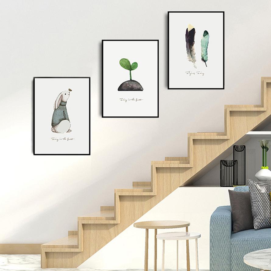 3枚セット 絵画 インテリア ファブリック 絵 植物 パイナップル 人気