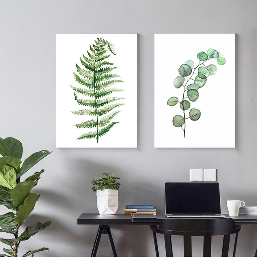 2枚セット ファブリック 絵画 インテリア 絵 植物 プラント 人気 30
