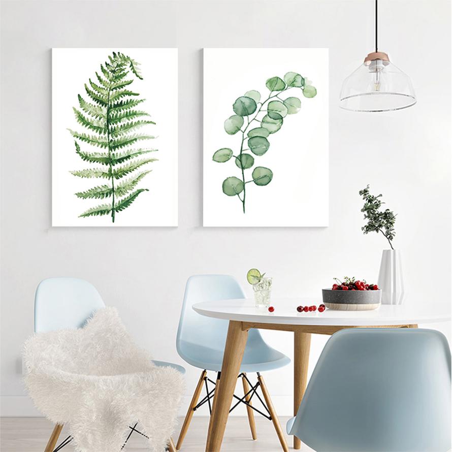 2枚セット ファブリック 絵画 インテリア 絵 植物 プラント 人気 30