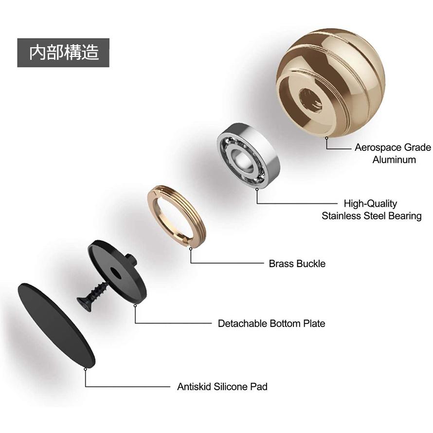 ストレス解消 ボール スピナーボール　スピナー ストレス解消おもちゃ　ストレス解消グッズ　3D錯視 リラックス 想像力 暇つぶし 面白い 送料無料 |  | 07