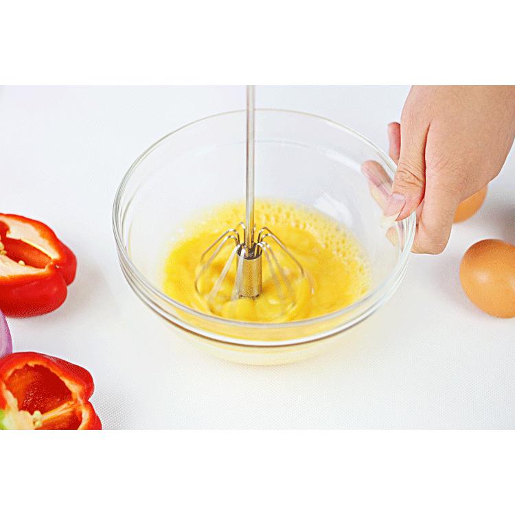 半自動 泡立て 押すと回転 泡立て器 ステンレス  製菓道具  キッチンツール キッチン用品  一人暮らし 引っ越し祝い 送料無料 |  | 02