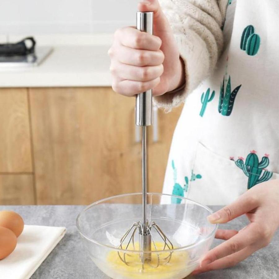 半自動 泡立て 押すと回転 泡立て器 ステンレス  製菓道具  キッチンツール キッチン用品  一人暮らし 引っ越し祝い 送料無料 |  | 05