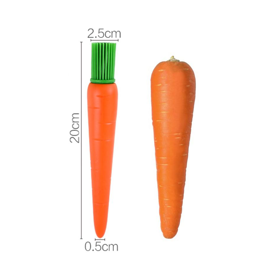 油引き　油ひき　オイルブラシ　鉄板・お好み・たこ焼き用品　シリコン製　人参（ 油ひき 料理ハケ 　刷毛　はけ ハケ 料理ハケ ）送料無料 |  | 07