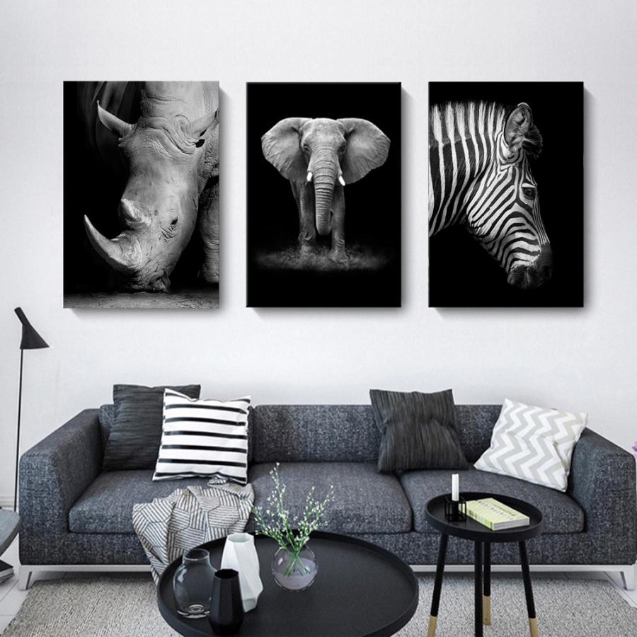 モノトーン 絵画 インテリア ファブリック 絵 キリン ライオン ゾウ リビング アートパネル アートフレーム 送料無料 人気 プレゼント シマウマ 最愛 30 40cm
