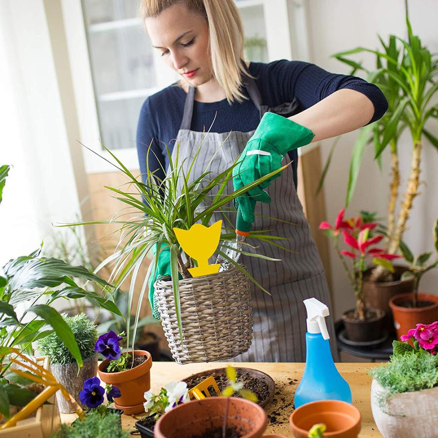 紙製粘着捕虫資材　ペタット　粘着捕虫　粘着トラップ　黄色　虫とり　害虫捕獲　罫線　予察　無農薬　送料無料(24枚入り) |  | 04