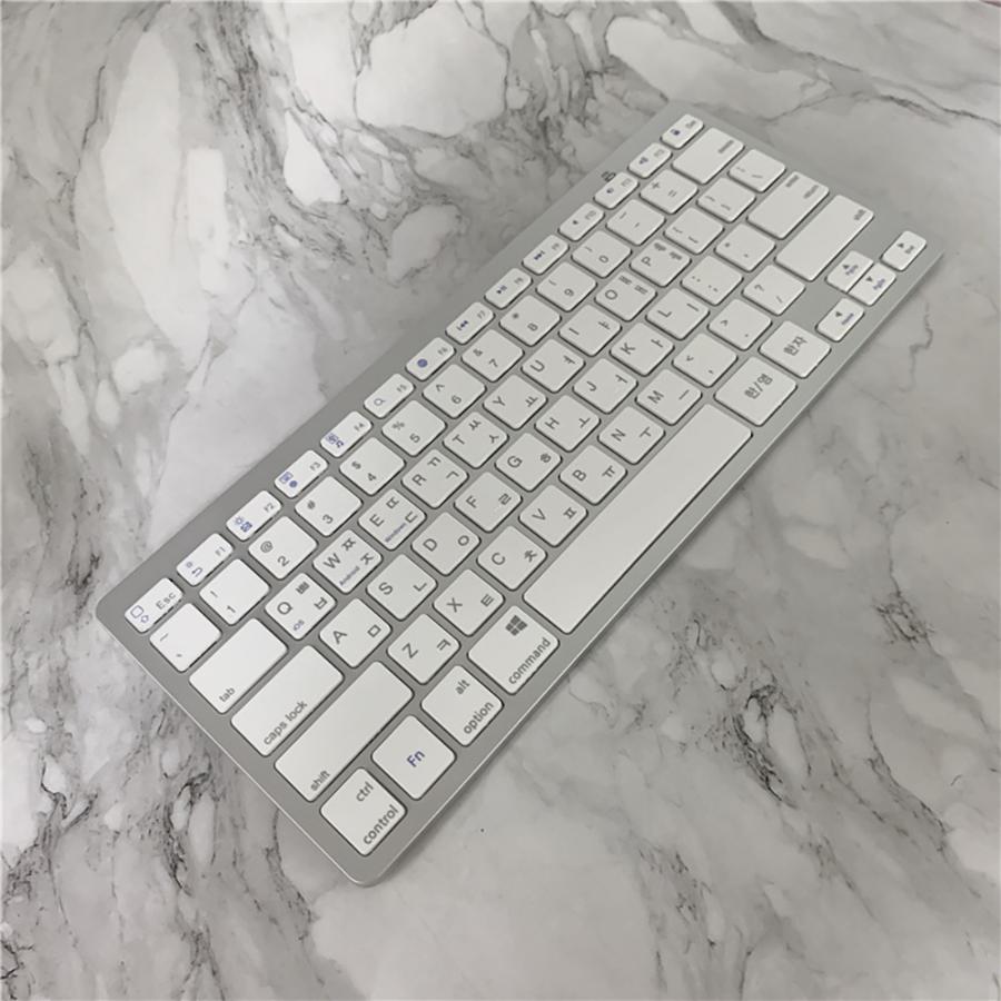 韓国語配列　キーボード　Bluetooth ワイヤレス　ペアリング　小型 薄型 軽量　 ブルートゥース キーボード　パソコン スマホ　送料無料 |  | 05