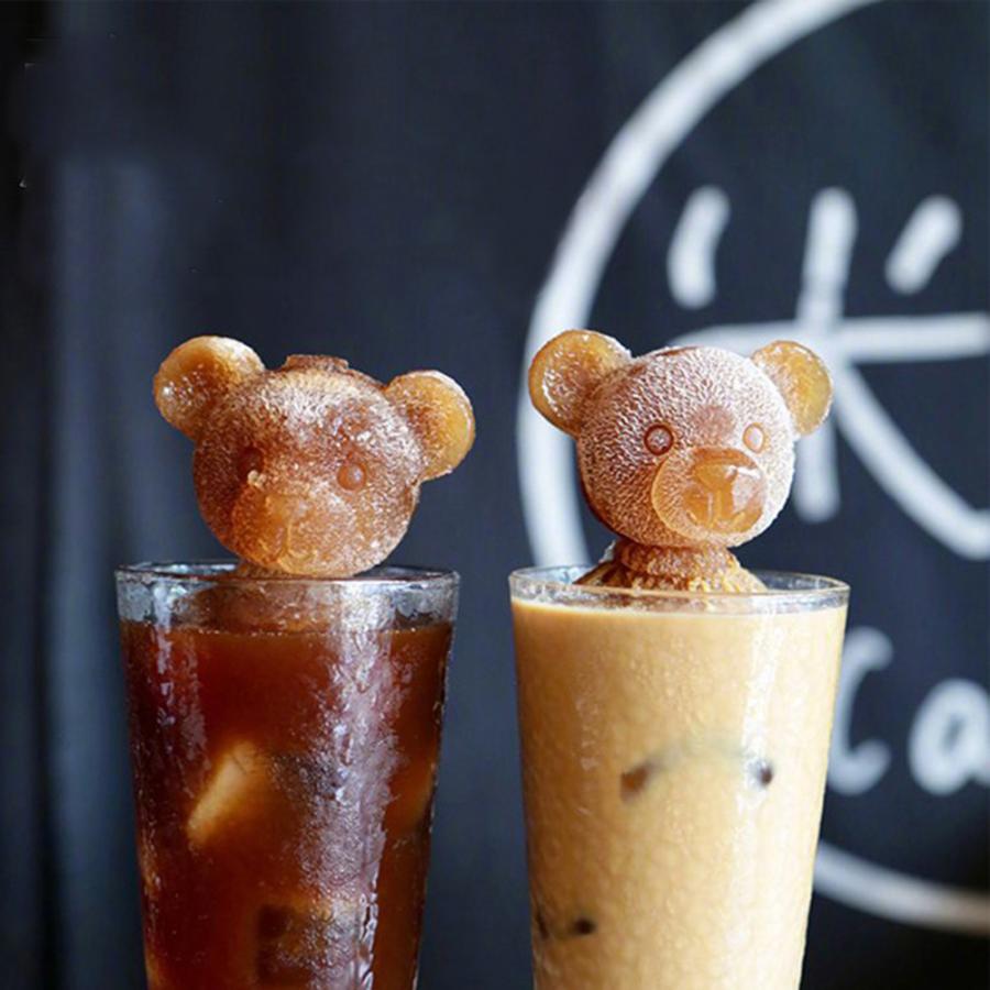 クマ シリコン型 かわいい 製氷機 製氷皿 製氷器 アイスメーカー お