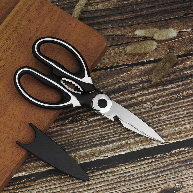 キッチンバサミ 料理ばさみ はさみ 多機能 栓抜き 便利 簡単 安全 クッキング用品  引越し 耐熱 調理　送料無料 |  | 09