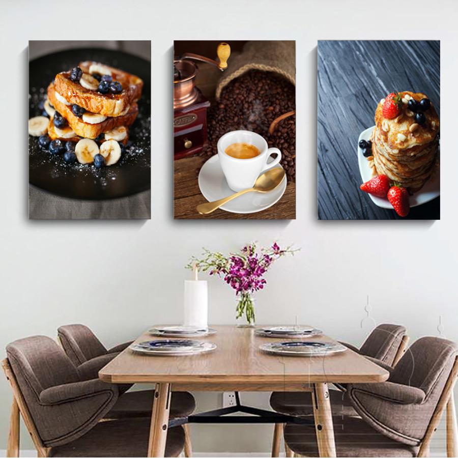 カフェ 絵画 パンケーキ インテリア 絵 アートフレーム 人気30×40cm