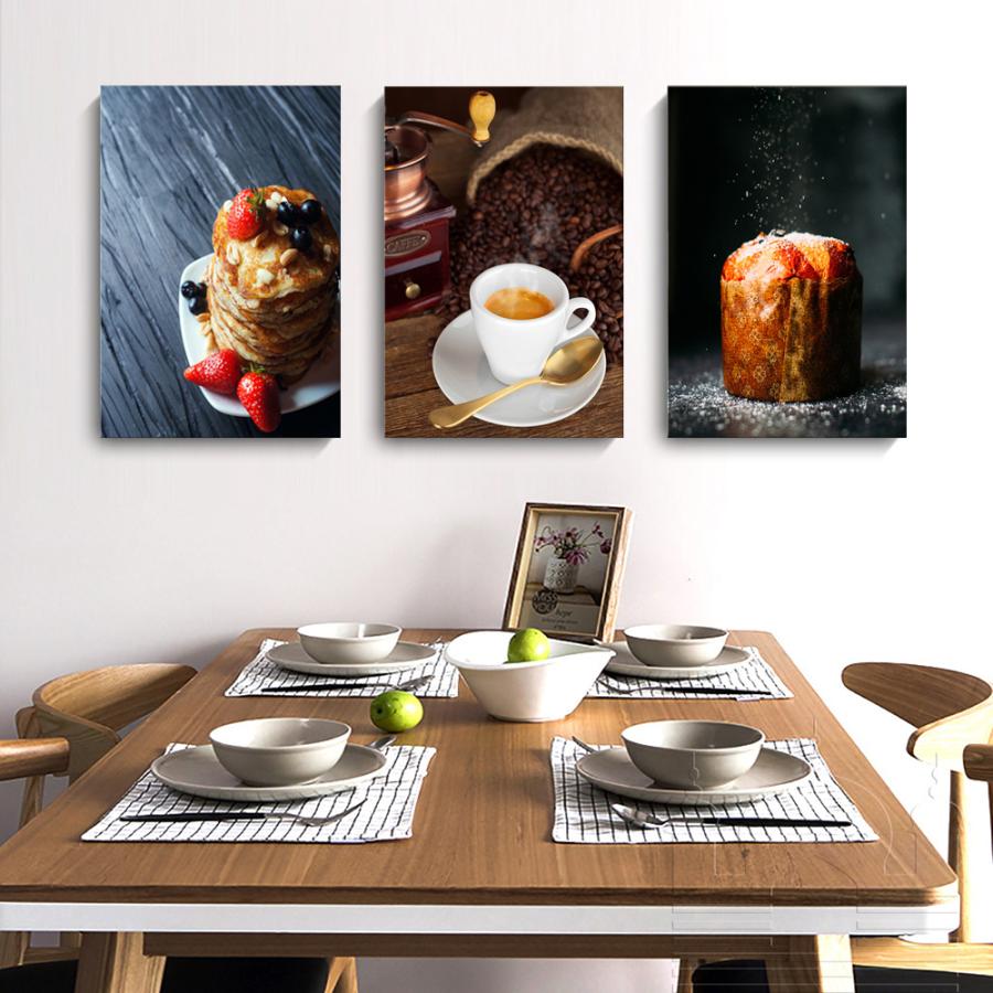 カフェ 絵画 パンケーキ インテリア 絵 アートフレーム 人気30×40cm