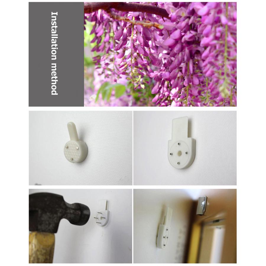 3枚セット 絵画 インテリア ファブリック 絵 植物 花　ハナ 人気 40×40cm  壁掛け アートパネル リビング プレゼント 送料無料 |  | 02