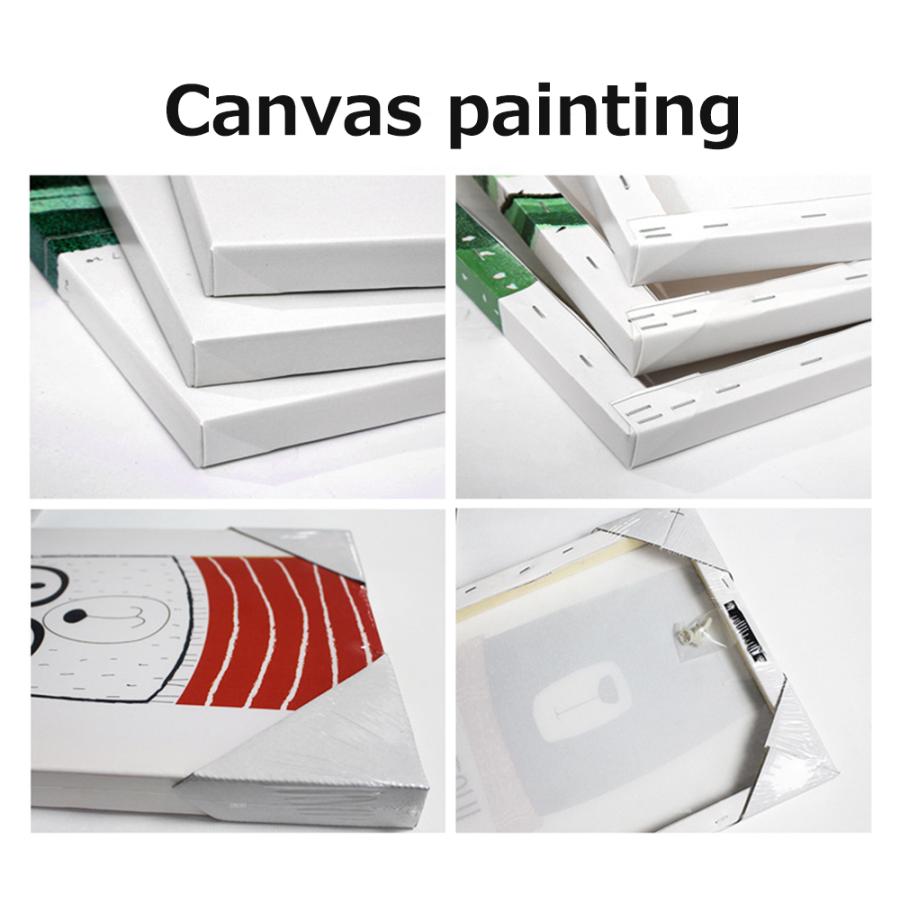 3枚セット 絵画 インテリア ファブリック 絵 植物 花　ハナ 人気 40×40cm  壁掛け アートパネル リビング プレゼント 送料無料 |  | 03