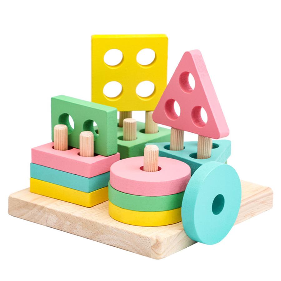 おもちゃ 知育玩具 パズル 木のおもちゃ 創造力 積み木遊び 早期知育