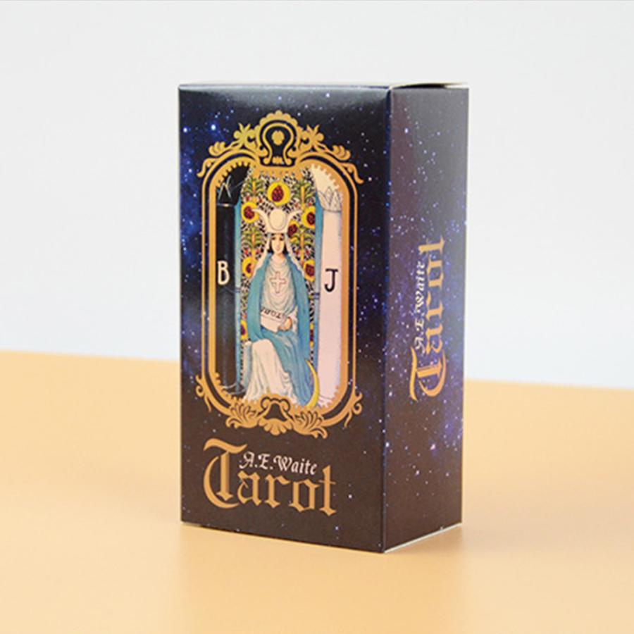 タロットカード ウェイト版 女王タロット 占い 78枚(大アルカナ22枚　小アルカナ56枚) 読み取りやすい絵柄　英文説明書 送料無料 |  | 11