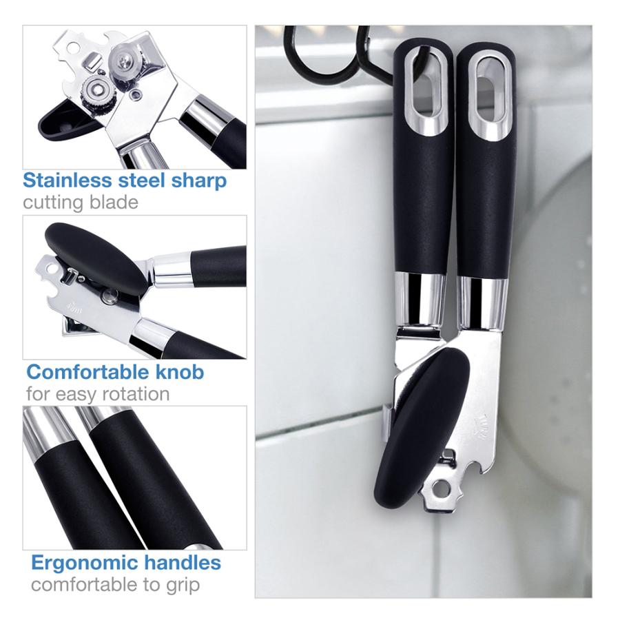 缶切り 回転式 カンオープナー マルチツール 便利グッズ 缶詰 栓抜き レバー キッチングッズ 調理器具 アウトドア 台所 送料無料 |  | 08