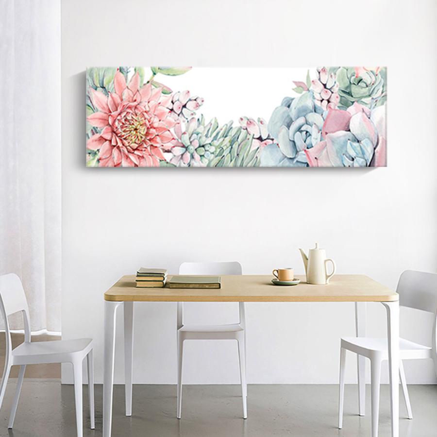 絵画 多肉植物 インテリア ファブリック 絵 植物 人気 30×90cm  壁掛け アートパネル リビング プレゼント アートフレーム 飾る 送料無料 |  | 06
