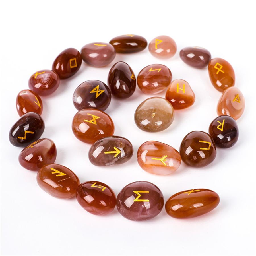 ルーン 石 ルーン占い ルーン文字 パワーストーン 占い石 Rune 北欧 神秘・秘密 占い初心者 占い師 開運 占いグッズ 神秘のルーン 25個セット 英文取説 送料無料 |  | 02