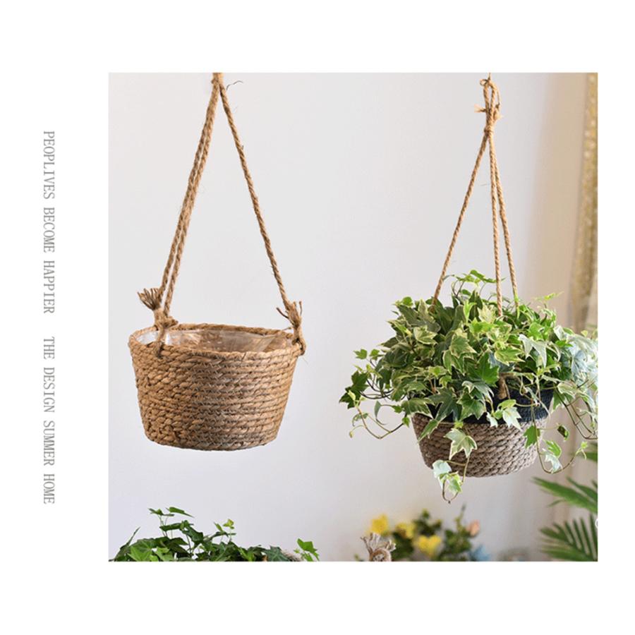 ハンギングバスケット 吊り鉢 吊り下げ 植木鉢 ハンギングプランター 観葉植物 花鉢 フラワーポット プラントハンガー 送料無料 |  | 08