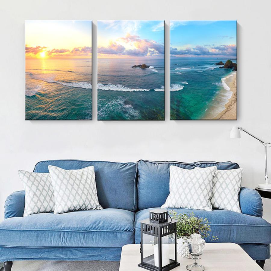 3枚セット 絵画 海 インテリア ファブリック 絵 人気 30×40cm 3枚セット 絵画 海 インテリア ファブリック 絵 人気 30×40cm