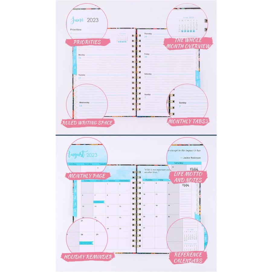 手帳 スケジュール帳 A5 2023 a5 文具 2023年度版 大人 かわいい おしゃれ 可愛い 人気 送料無料 |  | 04