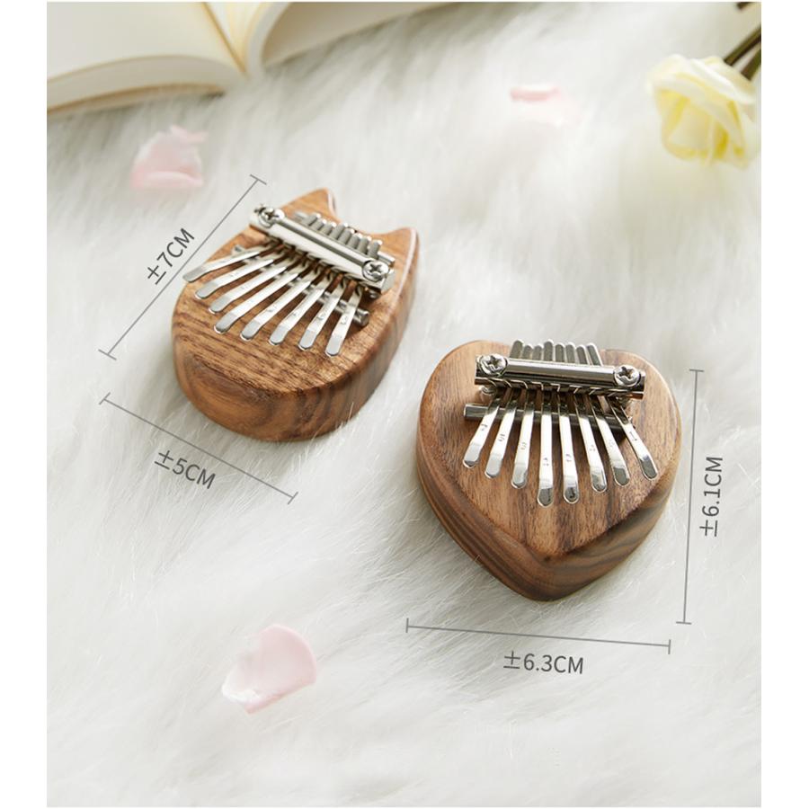 カリンバ ゆびピアノ ミニ 8キー Kalimba 操作簡単 初心者向け 子供用 ピアノ サムピアノ キッズ プレゼント ギフト 新年 クリスマスプレゼント 送料無料 |  | 03
