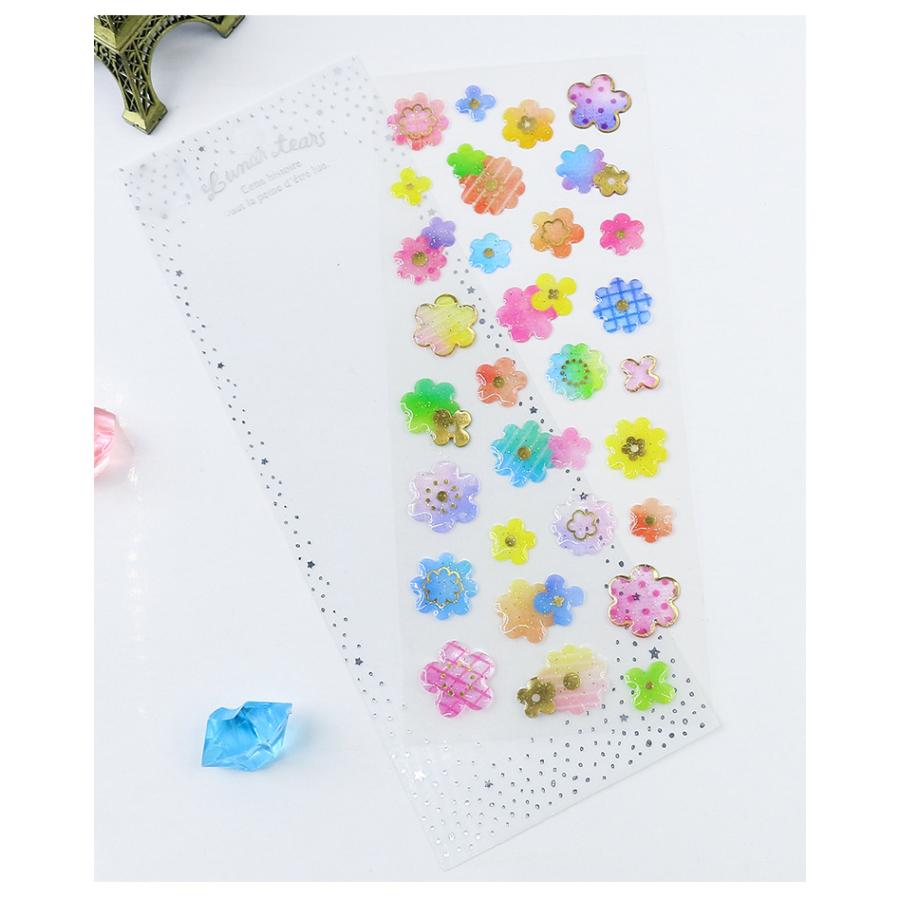 手帳 シール かわいい 12枚セット 手帳シール 手帳ステッカー シール デコシール キラキラ デコ おしゃれ 手帳用シール 送料無料 |  | 10